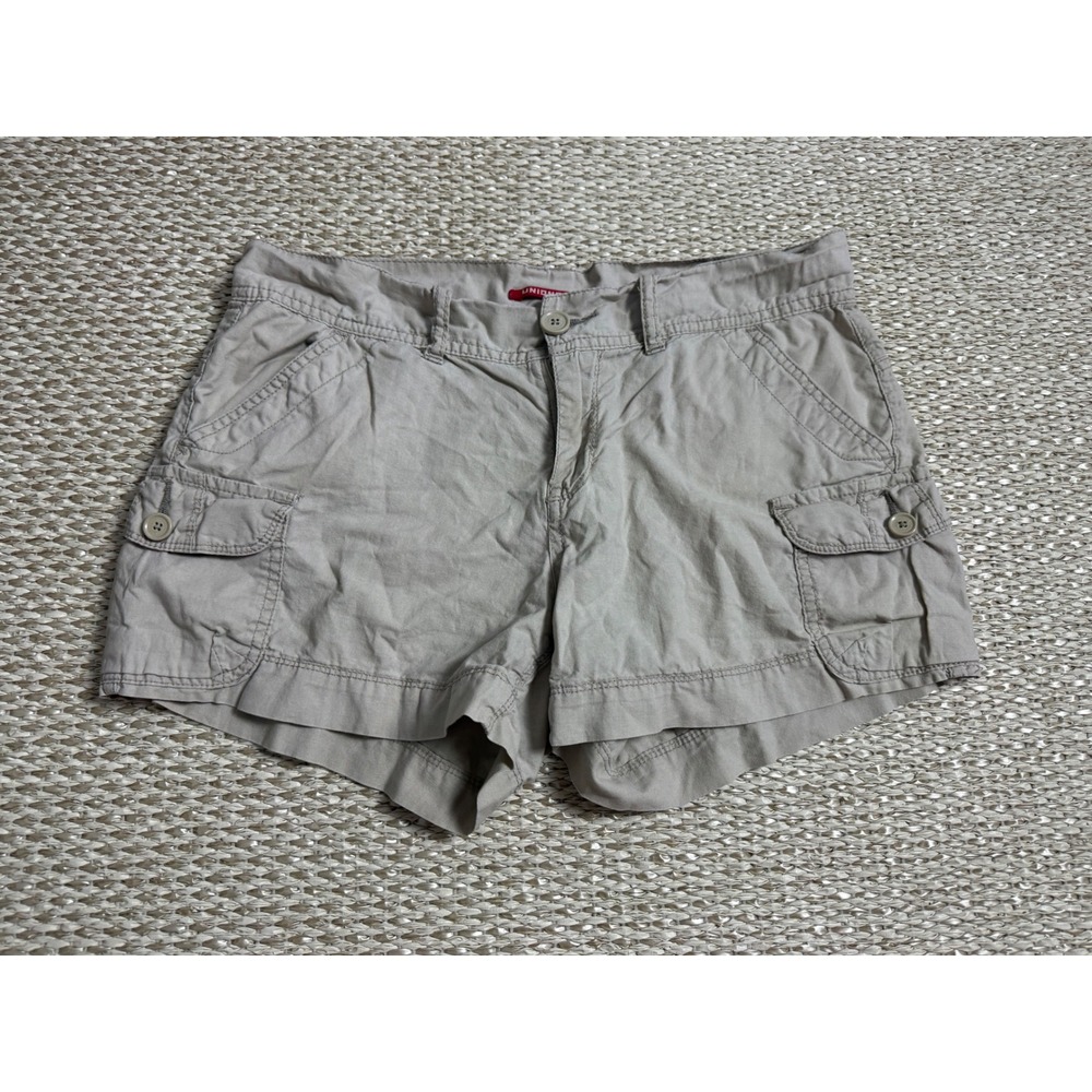 Unionbay Khaki Cargo Shorts vintage Y2K Cotton Utility Outdoor size 9